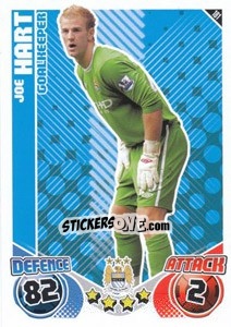 Sticker Joe Hart - English Premier League 2010-2011. Match Attax - Topps