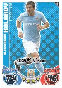 Sticker Aleksandar Kolarov - English Premier League 2010-2011. Match Attax - Topps