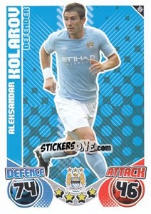 Sticker Aleksandar Kolarov - English Premier League 2010-2011. Match Attax n. 186 - Topps
