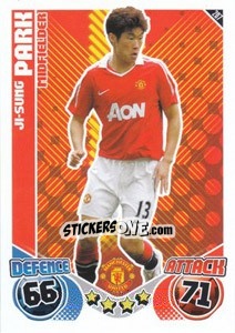 Cromo Ji-Sung Park - English Premier League 2010-2011. Match Attax - Topps
