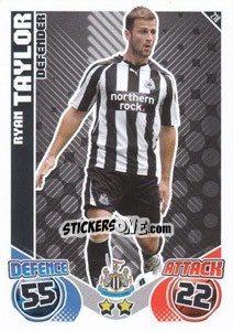 Sticker Ryan Taylor - English Premier League 2010-2011. Match Attax - Topps