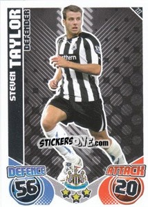 Sticker Steven Taylor - English Premier League 2010-2011. Match Attax n. 222 - Topps