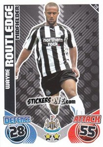 Sticker Wayne Routledge - English Premier League 2010-2011. Match Attax - Topps