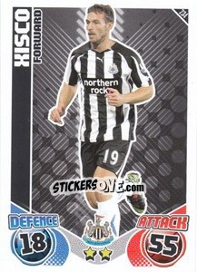 Cromo Xisco - English Premier League 2010-2011. Match Attax n. 234 - Topps