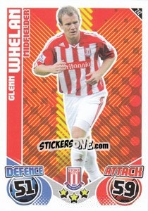 Sticker Glenn Whelan - English Premier League 2010-2011. Match Attax n. 242 - Topps