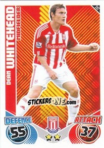 Sticker Dean Whitehead - English Premier League 2010-2011. Match Attax n. 247 - Topps