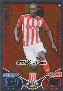 Sticker Kenwyne Jones - English Premier League 2010-2011. Match Attax n. 250 - Topps