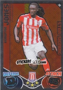 Figurina Kenwyne Jones - English Premier League 2010-2011. Match Attax - Topps