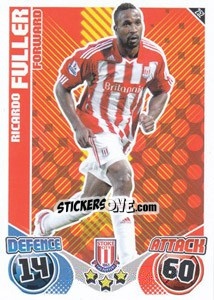 Cromo Ricardo Fuller - English Premier League 2010-2011. Match Attax - Topps