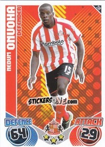 Sticker Nedum Onuoha - English Premier League 2010-2011. Match Attax n. 259 - Topps