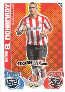 Sticker Ahmed El Mohamady - English Premier League 2010-2011. Match Attax - Topps