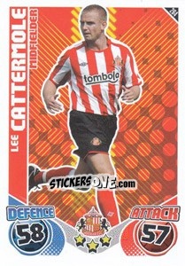 Figurina Lee Cattermole - English Premier League 2010-2011. Match Attax n. 264 - Topps