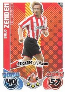 Sticker Bolo Zenden - English Premier League 2010-2011. Match Attax n. 266 - Topps
