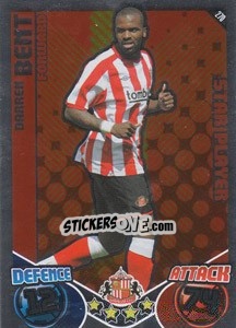 Sticker Darren Bent - English Premier League 2010-2011. Match Attax - Topps
