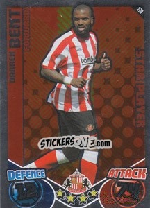 Sticker Darren Bent - English Premier League 2010-2011. Match Attax n. 270 - Topps