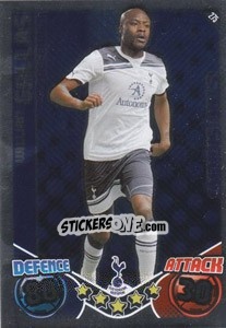 Cromo William Gallas - English Premier League 2010-2011. Match Attax - Topps