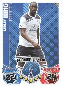Sticker Ledley King - English Premier League 2010-2011. Match Attax - Topps
