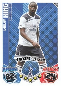 Figurina Ledley King - English Premier League 2010-2011. Match Attax - Topps