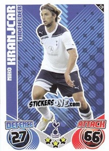 Sticker Niko Kranjcar - English Premier League 2010-2011. Match Attax n. 279 - Topps