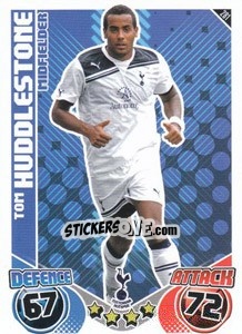 Sticker Tom Huddlestone - English Premier League 2010-2011. Match Attax n. 281 - Topps