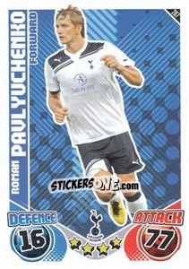 Sticker Roman Pavlyuchenko - English Premier League 2010-2011. Match Attax n. 287 - Topps