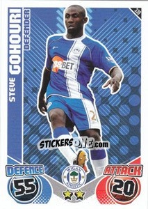 Sticker Steve Gohouri - English Premier League 2010-2011. Match Attax - Topps