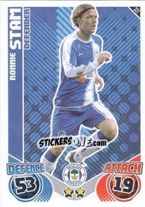Cromo Ronnie Stam - English Premier League 2010-2011. Match Attax - Topps