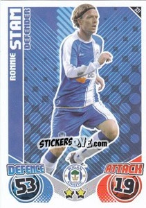 Sticker Ronnie Stam - English Premier League 2010-2011. Match Attax n. 331 - Topps