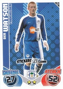 Cromo Ben Watson - English Premier League 2010-2011. Match Attax - Topps