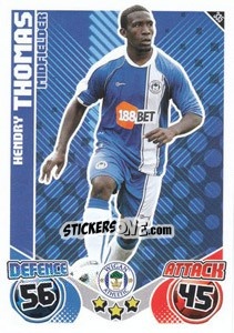 Cromo Hendry Thomas - English Premier League 2010-2011. Match Attax - Topps