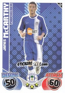 Sticker James McCarthy - English Premier League 2010-2011. Match Attax - Topps