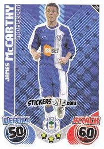 Sticker James McCarthy - English Premier League 2010-2011. Match Attax n. 336 - Topps