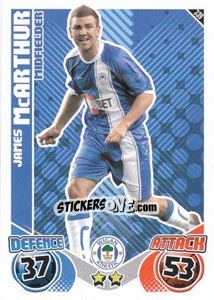 Sticker James McArthur - English Premier League 2010-2011. Match Attax n. 339 - Topps