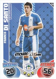 Sticker Franco Di Santo - English Premier League 2010-2011. Match Attax n. 340 - Topps