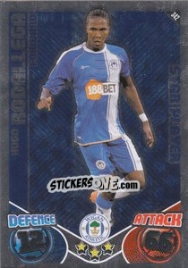 Sticker Hugo Rodallega - English Premier League 2010-2011. Match Attax n. 342 - Topps