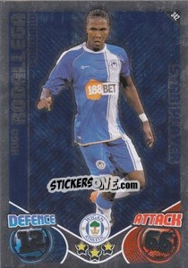 Cromo Hugo Rodallega - English Premier League 2010-2011. Match Attax - Topps