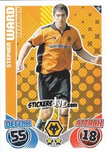 Sticker Stephen Ward - English Premier League 2010-2011. Match Attax n. 346 - Topps