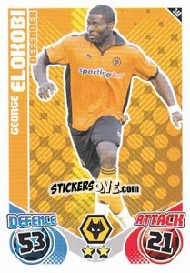 Sticker George Elokobi - English Premier League 2010-2011. Match Attax n. 348 - Topps