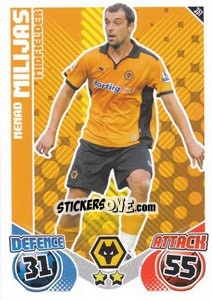 Sticker Nenad Milijas - English Premier League 2010-2011. Match Attax n. 351 - Topps