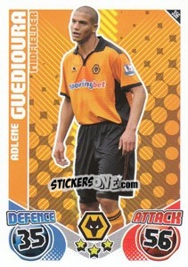 Sticker Adlene Guedioura - English Premier League 2010-2011. Match Attax - Topps