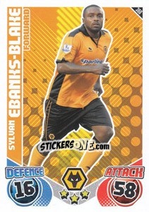 Sticker Sylvan Ebanks-Blake - English Premier League 2010-2011. Match Attax n. 360 - Topps