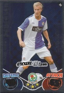 Cromo Morten Gamst Pedersen - English Premier League 2010-2011. Match Attax n. 364 - Topps