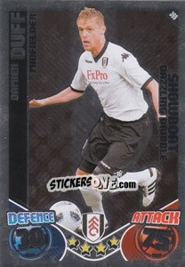 Sticker Damien Duff - English Premier League 2010-2011. Match Attax n. 369 - Topps