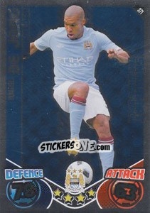 Sticker Nigel De Jong - English Premier League 2010-2011. Match Attax n. 371 - Topps