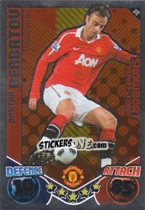 Sticker Dimitar Berbatov - English Premier League 2010-2011. Match Attax n. 372 - Topps