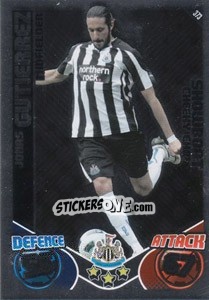 Sticker Jonas Gutierrez - English Premier League 2010-2011. Match Attax n. 373 - Topps