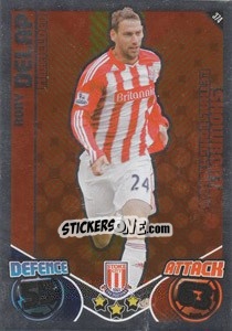 Sticker Rory Delap - English Premier League 2010-2011. Match Attax n. 374 - Topps