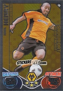 Sticker Karl Henry - English Premier League 2010-2011. Match Attax n. 380 - Topps