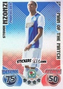 Sticker Steven Nzonzi - English Premier League 2010-2011. Match Attax - Topps