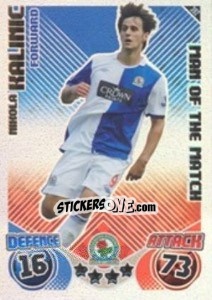 Sticker Nikola Kalinic - English Premier League 2010-2011. Match Attax n. 392 - Topps